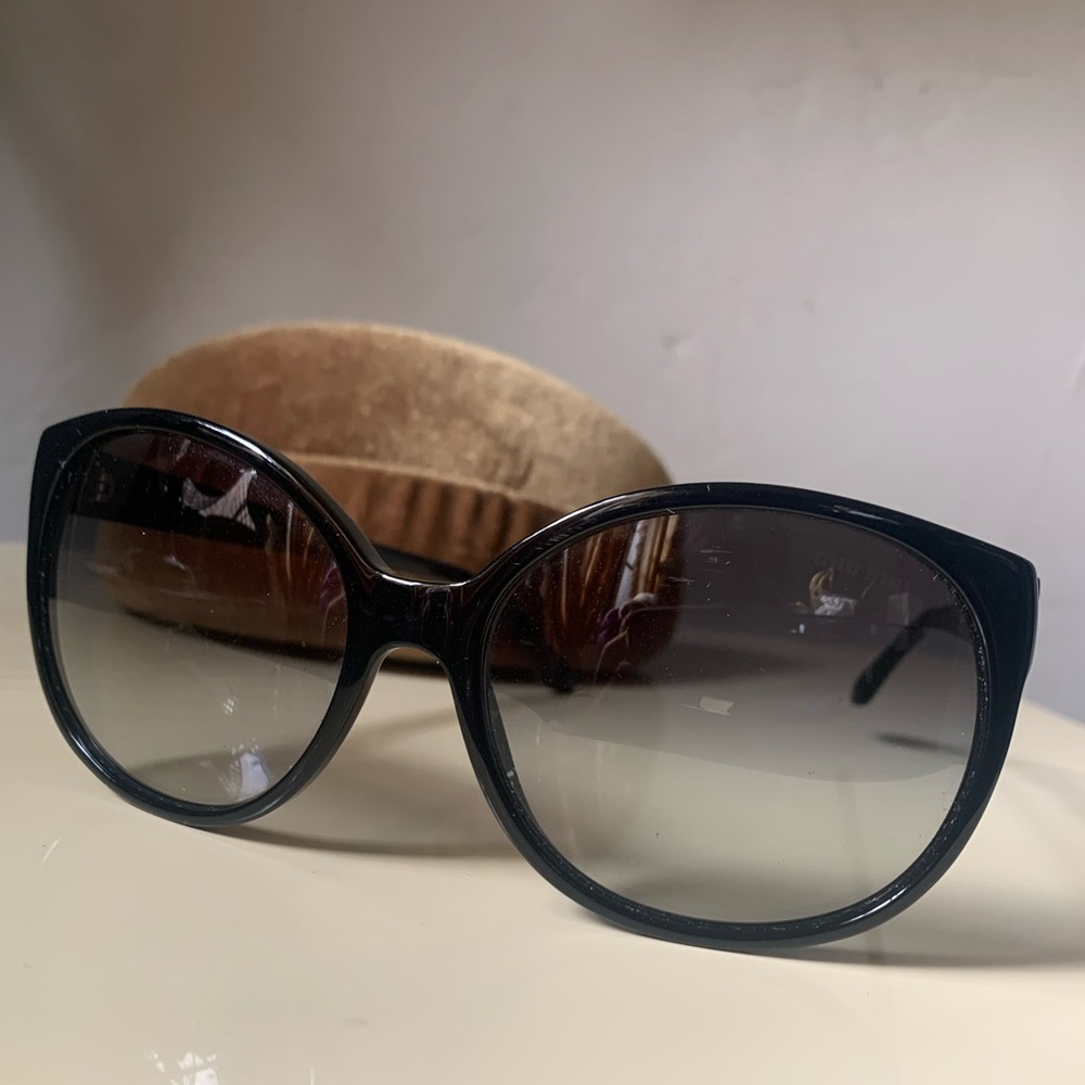Miu Miu Black Cat Eyed Sunglasses